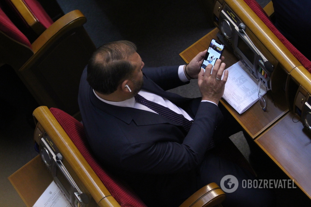 «Весна скоро»: в сети показали, что Добкин изучает в телефоне во время заседания в ВР, фото-2