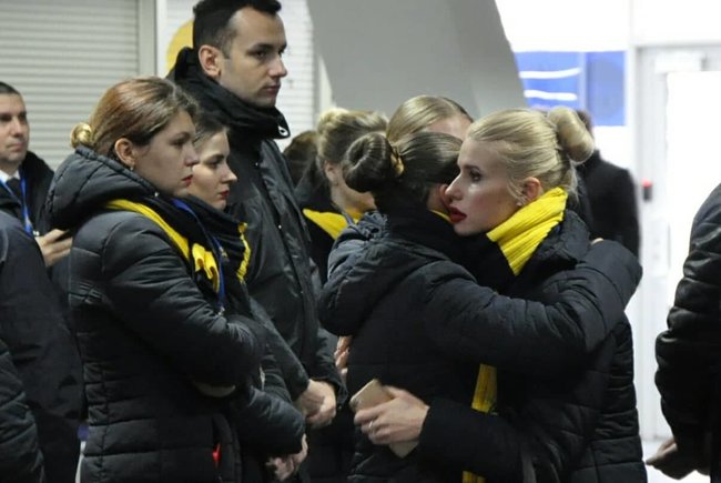 В аэропорту «Борисполь» прошла церемония прощания с погибшими в авиакатастрофе, фото-5