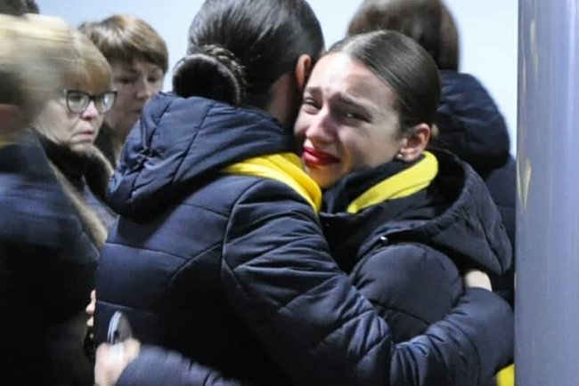 В аэропорту «Борисполь» прошла церемония прощания с погибшими в авиакатастрофе, фото-6